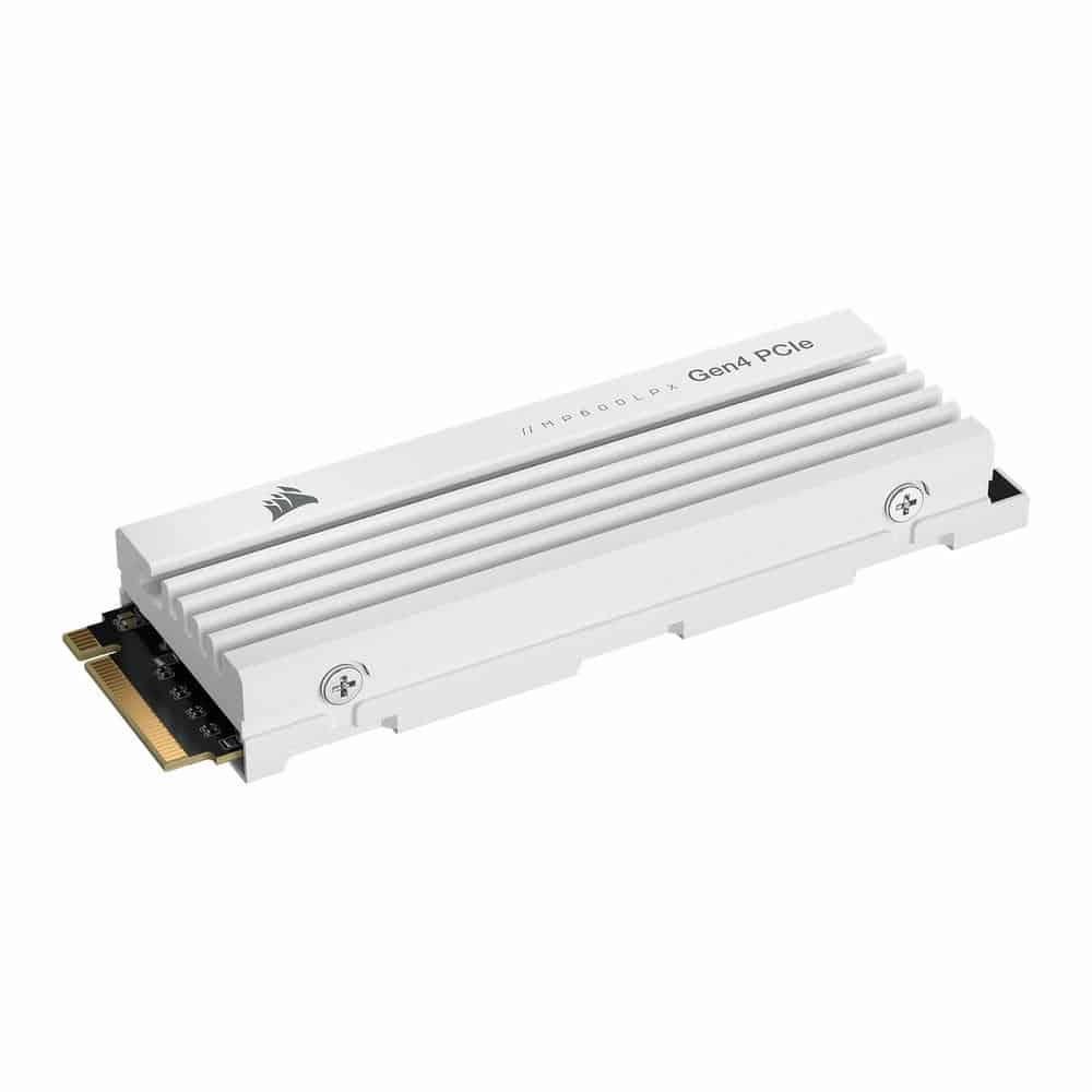 (image for) Corsair MP600 PRO LPX White 4TB M.2 PCIe Gen 4 NVMe SSD/Solid State Drive